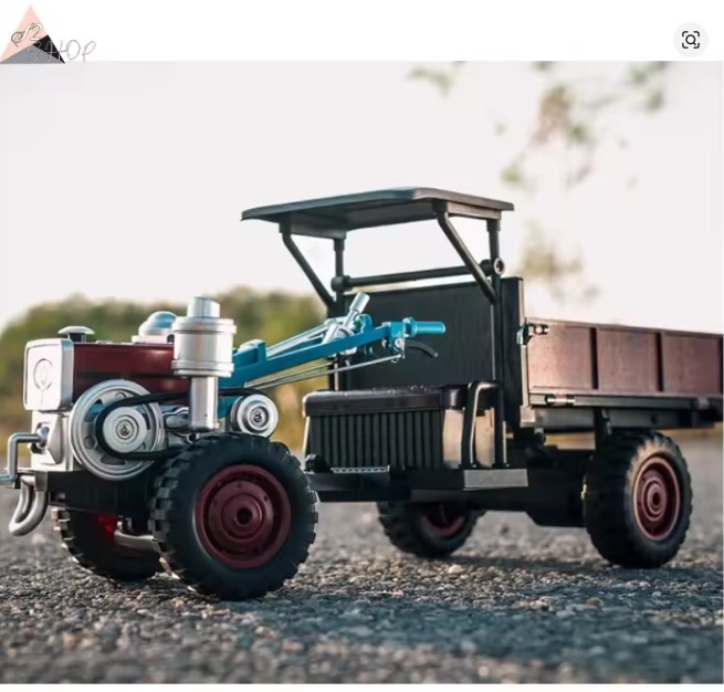 JJRC C8836 1:12 Scale RC Tractor, 4WD Spraying Function Remote